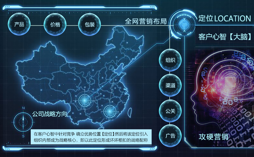 公司战略定位理论示意图